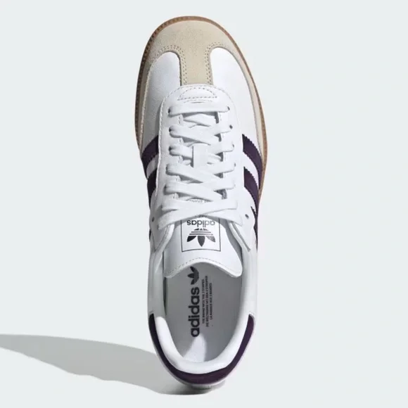adidas Samba OG Cloud White / Alumina / Aurora Plum - Picture 7 of 11